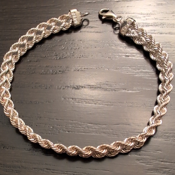 Jewelry - Sterling Silver Double Rope Bracelet